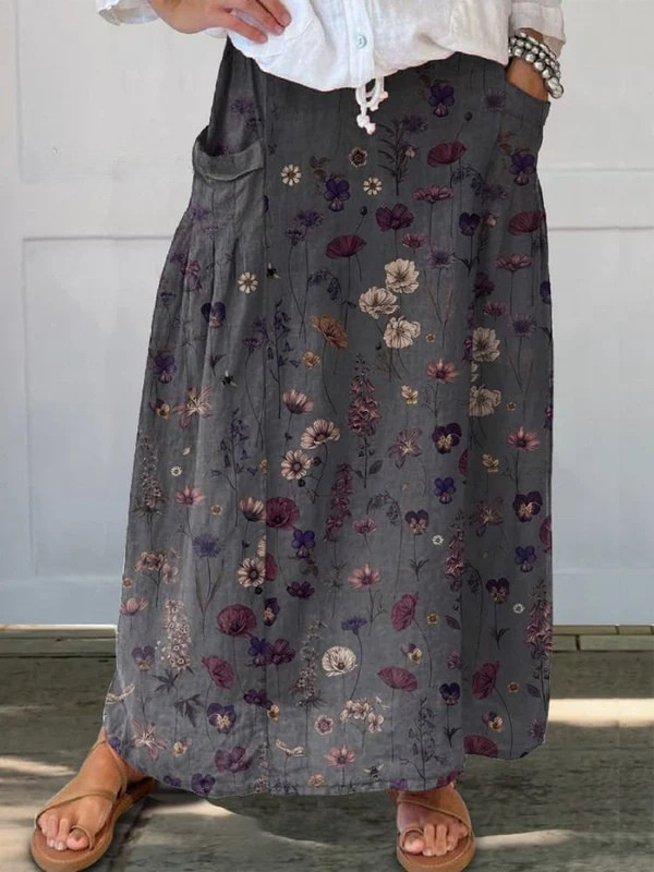 Viola | Gonna Floreale Notturna